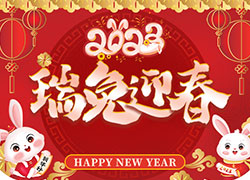 金虎辭舊，玉兔迎新！廣東赫柏皙祝你揚(yáng)眉兔氣！